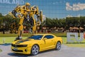 Bumblebee Transformer in front of the Wax Museum `Dreamland` in Foz do Iguacu near the famous Iguacu Falls.