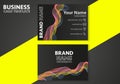Creative Templates Business Card. Professional and elegant abstract card templates