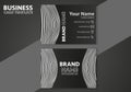 Creative Templates Business Card. Professional and elegant abstract card templates