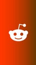 Reddit logo sign symbol vector. Mobile apps online service icon Royalty Free Stock Photo