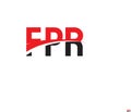 FPR Letter Initial Logo Design Vector Illustration Royalty Free Stock Photo