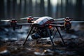 fpv drone ready fly generative ai Royalty Free Stock Photo