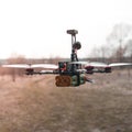 FPV drone ready to fly Royalty Free Stock Photo