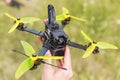 Fpv high-speed drone copter Royalty Free Stock Photo