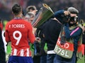 Fernando Torres with UEFA Europa League Trophy