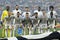 Olympique de Marseille starting line up players Royalty Free Stock Photo