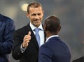 UEFA President Aleksander Ceferin during award ceremony