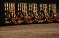 Frac Tanks Ready for Paint Royalty Free Stock Photo