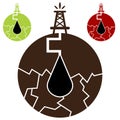 Fracking Oil Icon