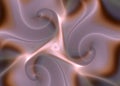 Fractal Abstract Helical Background