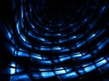 Glossy tunnel - abstract digitally generated image