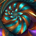 fractal background - swirl vortex