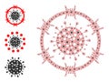 Fractal Barbed Coronavirus Zone Icon Itself Collage