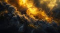 fractal clouds of dust and gas AIG51A Royalty Free Stock Photo