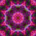 Fractal digital kaleidoscope abstract, beautiful design