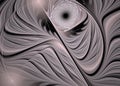 Fractal dynamic spiral computer-generated image for use as background in design and art
