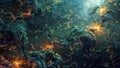 Intricate Fantasy Space Painting: Detailed Digital Artwork, generative ai Royalty Free Stock Photo