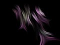 Fractal flame on a black background