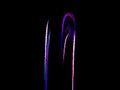 Fractal flame on a black background