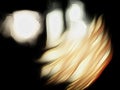 Fractal flame on a black background