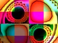 The Fractal grid-computer generated colorful fractal artwork