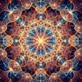 Fractal Hologram Infinitely repeating patterns create a mesmeriz