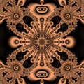 Fractal ceramic tile Royalty Free Stock Photo