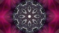 Fractal Kaleidoscope motion graphics background, prismatic geometric