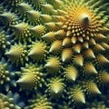 Fractal patterns in nature, Ai generated image Royalty Free Stock Photo