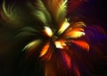 Fractal Pinnate Winged Topknot Background - Fractal Art