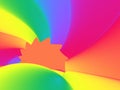 Fractal Rainbow Curve