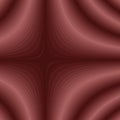 Fractal rays with rhomb, brown background for banner or card