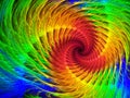 Fractal spiral background Royalty Free Stock Photo