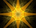 Fractal With Star; Abstract Design, Background