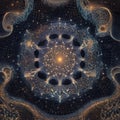 Fractal Star Map: Galactic Networks and Stellar Clusters in Radiant Detail