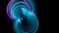 Fractal swirl spiral composition rotating animated flame fractal animation, seamless loop