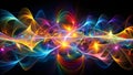 Fractal Symphony: A Rhythmic Dance of Distorted Shapes and Colors Generative AI