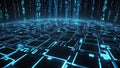 Fractal Technology and Computer Science: Data Circles, Math Concepts, and Texture Elements in a Space Design Backdrop Royalty Free Stock Photo
