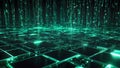 Fractal Technology and Computer Science: Data Circles, Math Concepts, and Texture Elements in a Space Design Backdrop Royalty Free Stock Photo