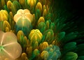 Fractal Transparent Pumpkin Background