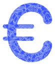 Fraction Mosaic Euro Symbol Icon