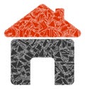 Fraction Mosaic House Icon