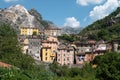Fraction of Torano in Carrara, a Country nestled in the environment of the Marble Quarries, Tuscany - Italy Royalty Free Stock Photo
