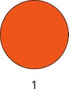 Circle pie with pieces. Segment slice set. Circles divided in segments from 1 to 12 isolated vector illustration. Fractions Pie