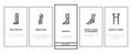 fracture injury bone break onboarding icons set vector