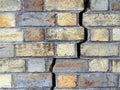 Fractured Brick Wall