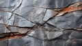 fractured dark stone stone background - generative AI