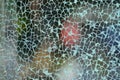 Fractured glass Royalty Free Stock Photo