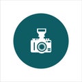 Camera Icon Vector Royalty Free Stock Photo