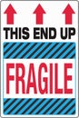 International Shipping Pictorial Labels Fragile This End Up